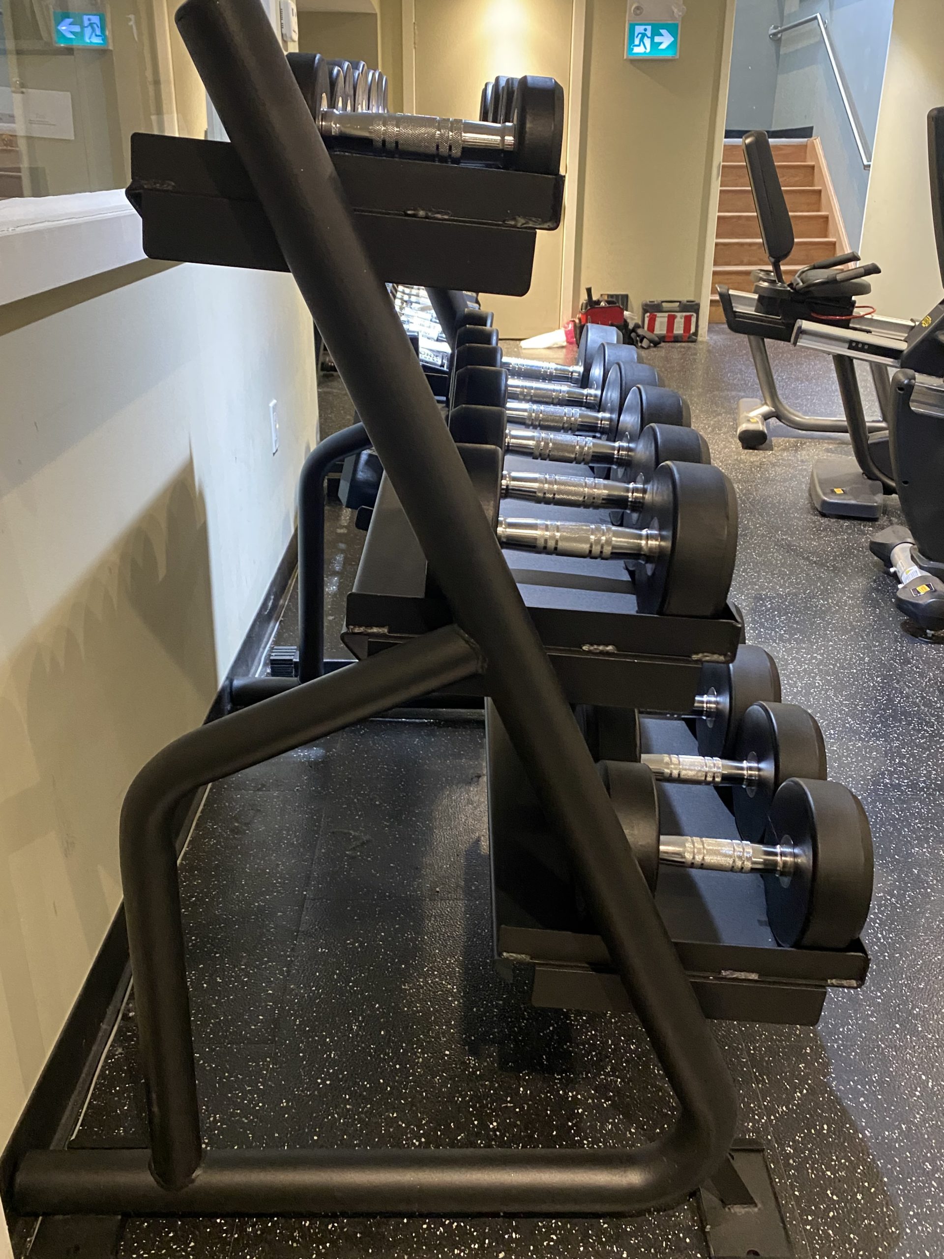 FF 3-Tier Tray Style Dumbbell Rack - Image 2